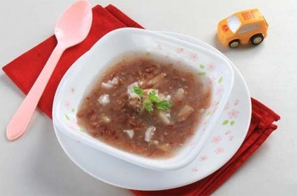 Cháo gạo nứt cho bé ăn dặm