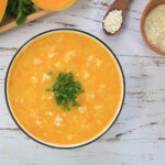Cháo óc heo bí đỏ cho bé ăn dặm