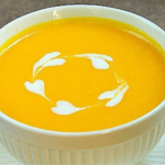 Súp sữa bí đỏ cho bé ăn dặm